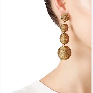 KENNETH JAY LANE COUTURE COLLECTION Gold Drop Earrings